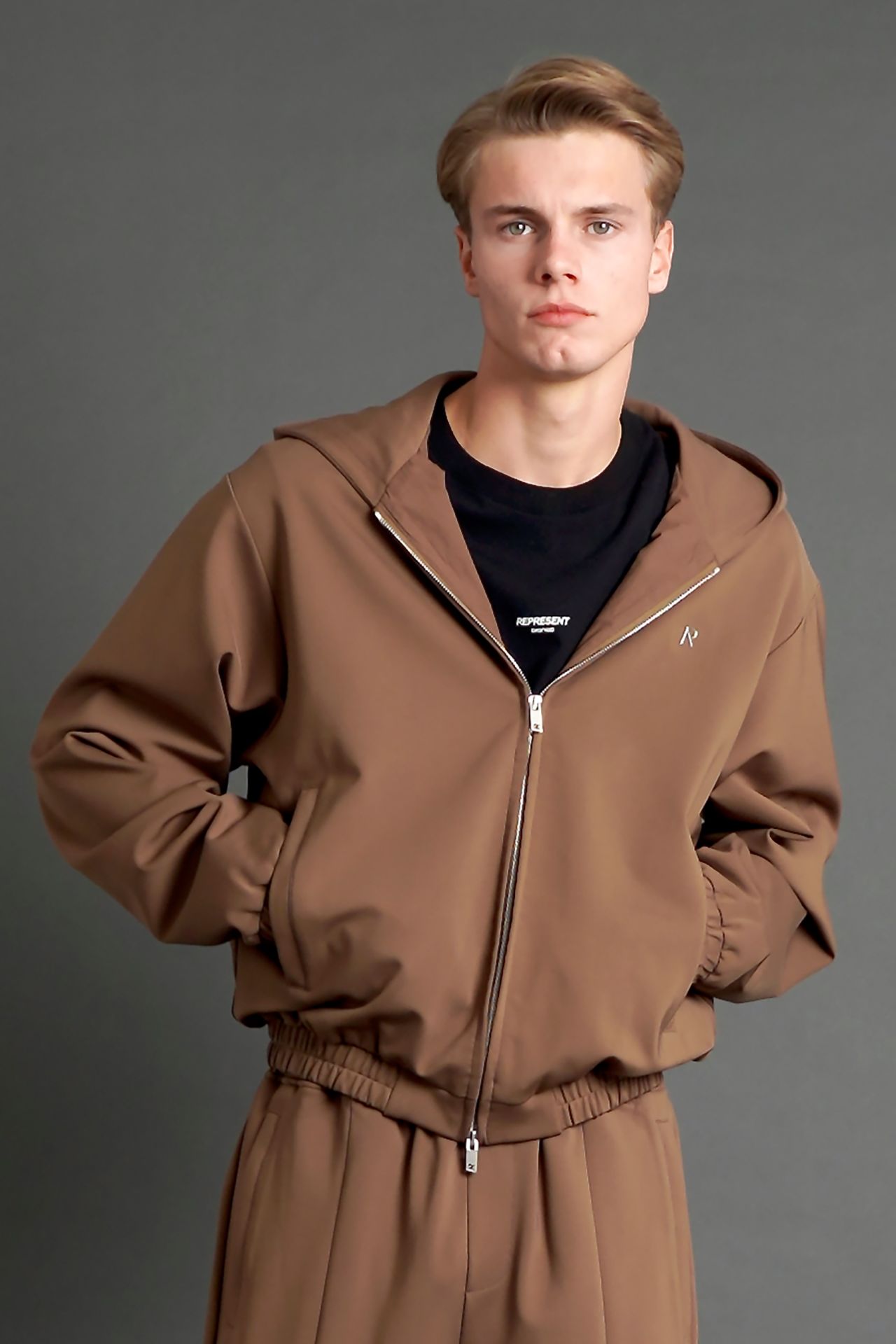 Represent Hooded Tracksuit Jacket